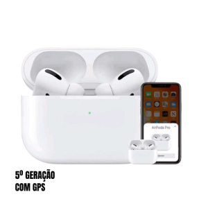 Fone de Ouvido iPhone 1:1 AirPods com GPS - 5ª Geração