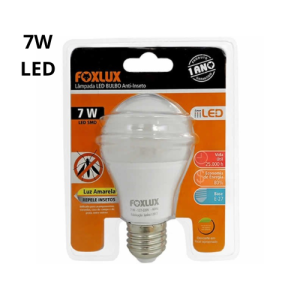 Lâmpada LED Bulbo Anti Insetos 7W Foxlux