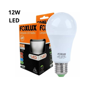 Lâmpada LED 12W Bulbo Branca Fria 6500K Foxlux