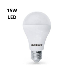 Lâmpada Superled 15W Branco Frio 6500k - Bulbo 