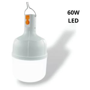 Lâmpada LED Bulbo Recarregável 60W
