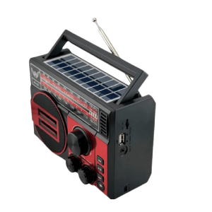 Caixa de Som AM/FM com Carregamento Solar