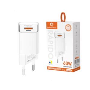 Carregador Turbo H'maston 60w USB + USB-C