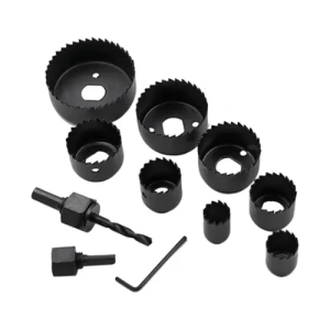 Kit Serra Copo Para Gesso E Madeira - Com 11 Peças