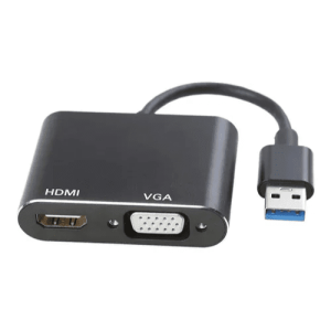 Adaptador Conversor USB para HDMI/VGA
