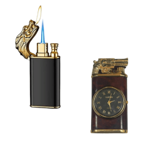 Isqueiro Maçarico com Relógio - Modelos Sortidos