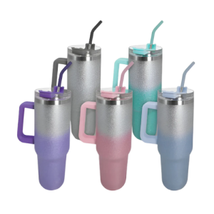 Copo Térmico 1,2ml com Glitter - Cores Sortidas 