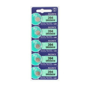 Cartela c/ 5 Baterias Murata - 394/SR963SW