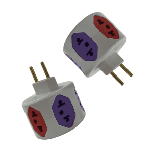 Adaptador Benjamin com Proteção - 6 Tomadas