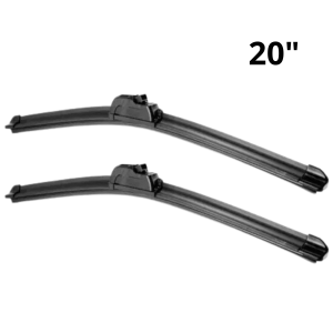 Par de Palhetas Silicone Limpador De Para-brisas - 20"