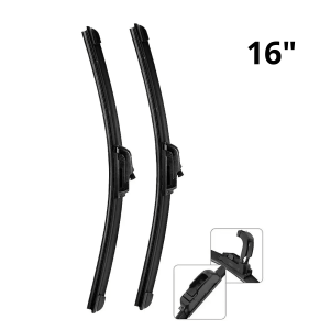 Par de Palhetas Silicone Limpador De Para-brisas - 16"