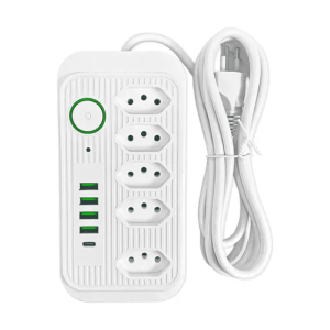 Filtro de Linha 5T+ 4 USB + 1 USB-C - 2M