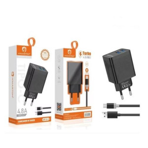 Carregador Turbo 2x USB - V8 - H'Maston