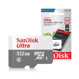 Cartão de Memória 512GB - Sandisk Ultra - Classe 10