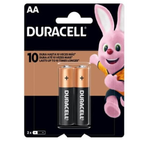 Pilha Alcalina Duracell - 2 unidades AA