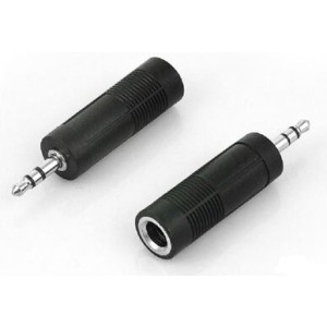 Adaptador de Áudio P2 x P10 - LE-5533 - Sem Embalagem