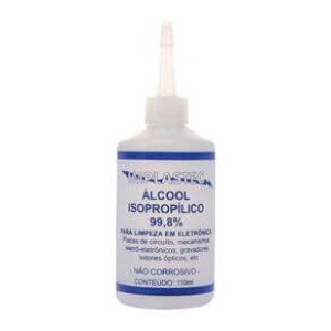 Álcool Isopropílico 99,8% Implastec 110ml com Bico