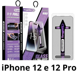 Aplicador + Película iPhone 12 e 12pro