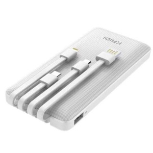 Bateria Externa 10.000mA KD-953 - Cores Sortidas