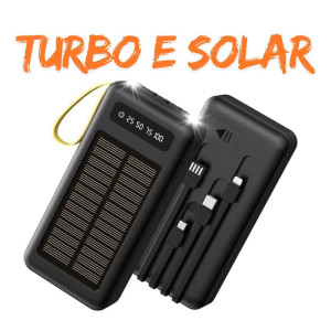 Bateria Externa 20.000mAh - Turbo - Cores Sortidas