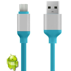 Cabo para Celular Tipo C - Emborrachado - Cores Sortidas
