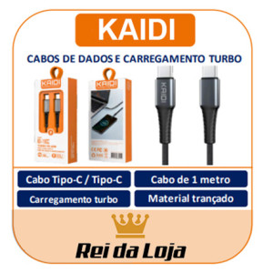 Cabo Tipo C x Tipo C - 1 Metro - Kaidi