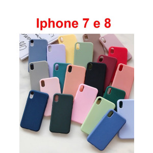Capa Silicone - iPhone 7/8 - Cores Sortidas