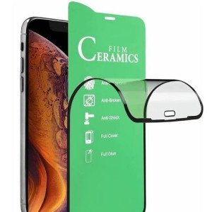 Película Flexível Cerâmica fosca para iPhone XR/11 6.1" - Cor Preta