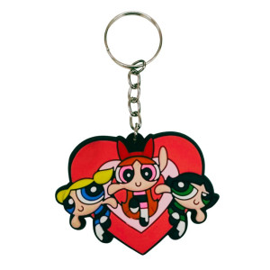 Chaveiro Borracha - Meninas Super Poderosas