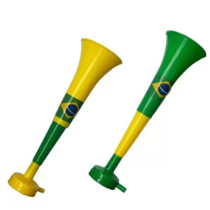 10x Cornetas Vuvuzela Brasil Copa Do Mundo