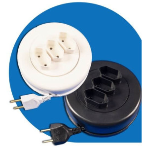 Extensão Elétrica Redonda 5 Metros - 2P