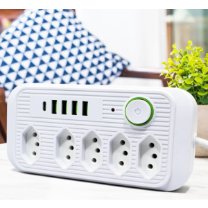 Filtro de Linha 5T+ 4 USB + 1 USB-C - 3M