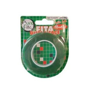Fita Transparente Dupla Face 12mm x 2m 