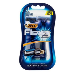 Barbeador Bic Flex 3 - 2 Unidades