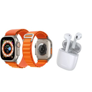 Relógio SmartWatch S8 Ultra + Earphones - Cores Sortidas 