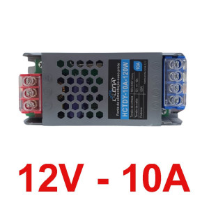Fonte Chaveada Slim - 12V 10A