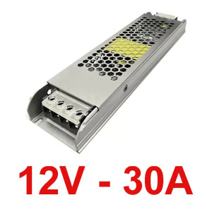 Fonte Chaveada Slim - 12V 30A