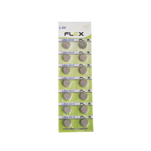 Bateria 1,5V LR43 AG12 - Flexgold - 14 unids