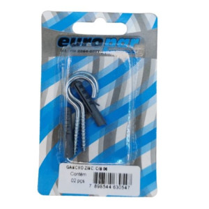 Gancho Zinc. com Bucha 06 - Europar