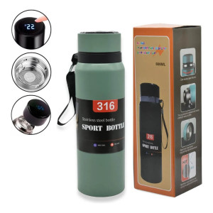 Garrafa Térmica Digital 800ml - Cores Sortidas