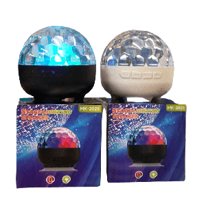 Mini Globo de Iluminação Bluetooth - Cores Sortidas 