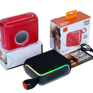 Caixa de Som Bluetooth GO4 - com LED