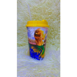Copo com Tampa e Canudo 700 ml - Copa do Mundo