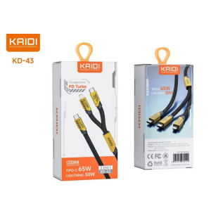 Cabo Turbo Kaidi 2in1 Tipo-C - iPhone - 60W