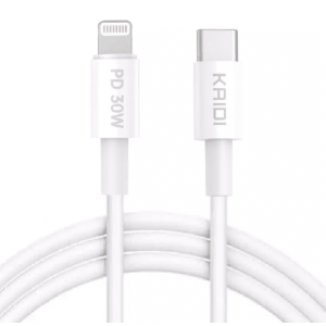 Cabo de Dados Tipo C x Lightning - Kaidi 