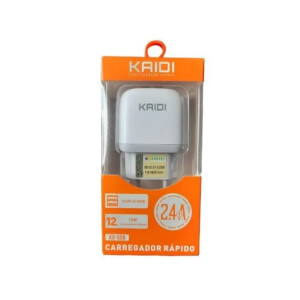 Carregador 2x USB - Tipo C - 2.4A Kaidi