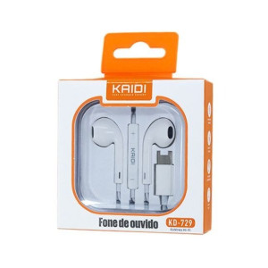 Fone De Ouvido Tipo C - KAIDI 