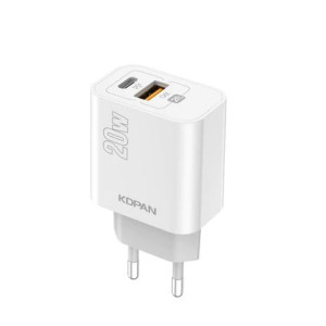 Carregador Turbo 18W USB + Tipo C - V8 - KDPAN