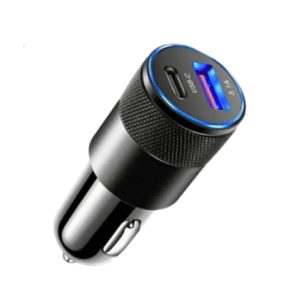 Carregador Veicular Turbo - 45W USB + Cabo Tipo C