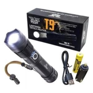 Lanterna Tática Recarregável T9